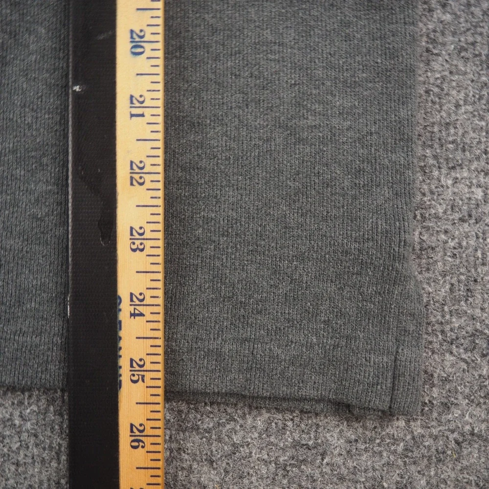 Polo Ralph Lauren Pullover Mens XL Quarter Zip Gray Solid Preppy Classic Sweater